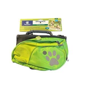 Top Paw Backpack Fits Dogs 50-69 Lbs, Large 20"-35” Girth NEW